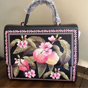 Ted Baker Jarita Peach Handle Crossbody w Strap NWT